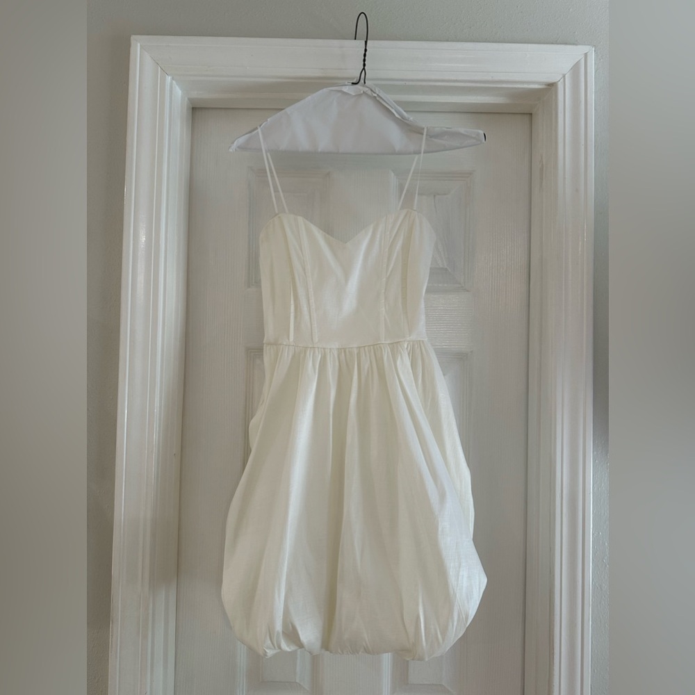 cream colored dress mini